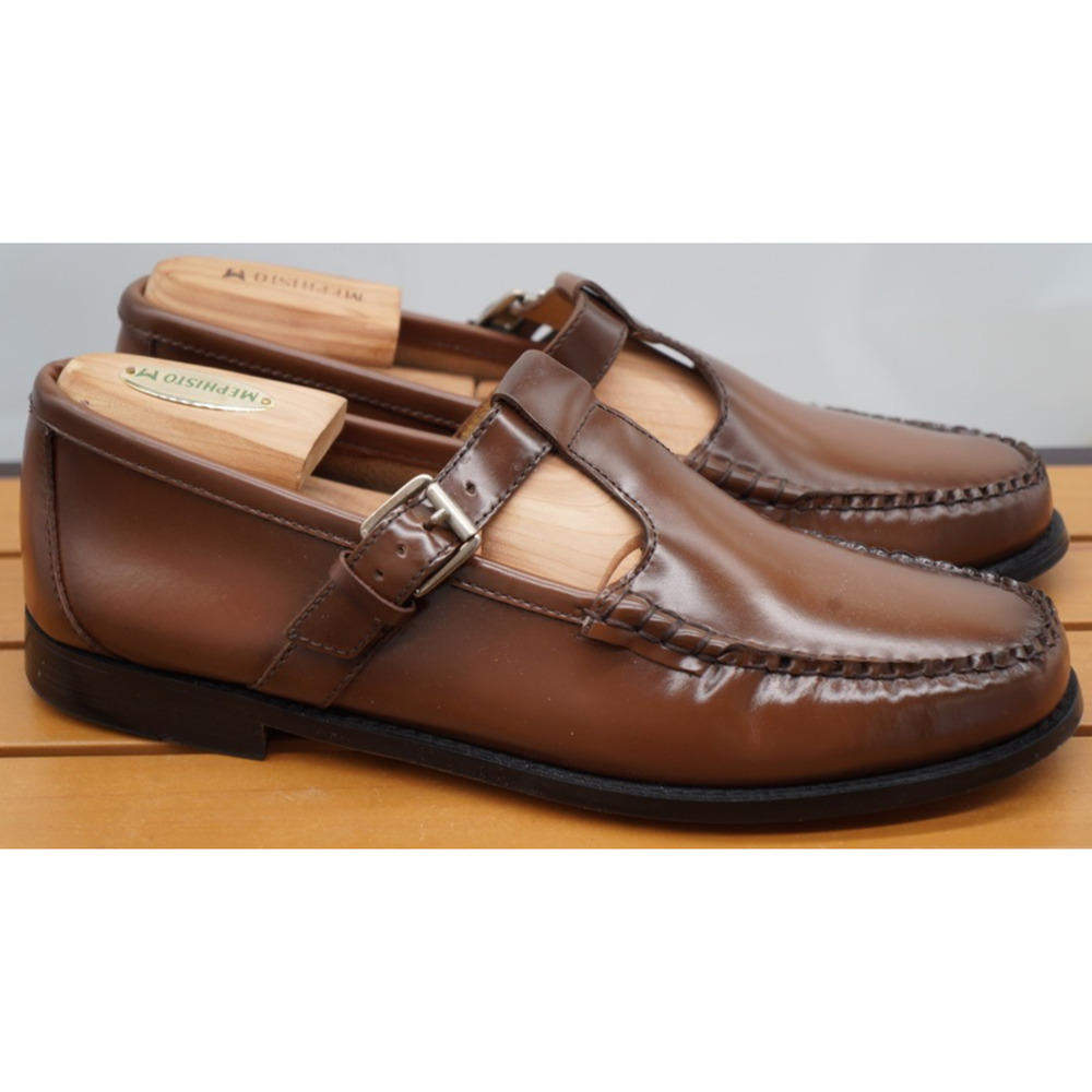G.H. Bass Weejuns Mary Jane Loafers Brown Leather Women’s Size 11 - Picture 7 of 14